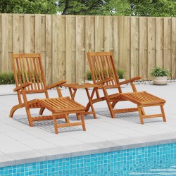 Chaise longue inclinable et pliable 2 pcs 55 x 146 x 91 cm 639899639899