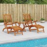 Chaise longue inclinable et pliable 2 pcs 55 x 146 x 91 cm 639899639899