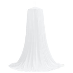 Ciel de lit anti-moustiques 3 pcs 156 mesh Blanc ⌀56 x 220 cm 639909639909
