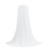 Ciel de lit anti-moustiques 3 pcs 156 mesh Blanc ⌀56 x 220 cm 639909639909