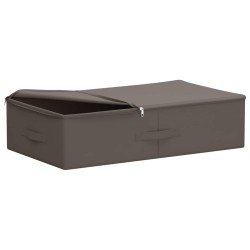Boîte de rangement 24 pcs Gris 70 x 40 x 18 cm Tissu intissé 639918639918