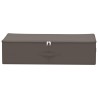 Boîte de rangement 24 pcs Gris 70 x 40 x 18 cm Tissu intissé 639918639918