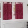Rideaux en velours 2 pcs Bordeaux 140 x 140 cm Velours 639922639922