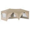 Tente de fête pop-up 575 x 288 x 245 cm Crème Tissu Oxford 639923639923