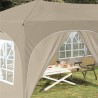 Tente de fête pop-up 575 x 288 x 245 cm Crème Tissu Oxford 639923639923