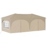 Tente de fête pop-up 575 x 288 x 245 cm Crème Tissu Oxford 639923639923