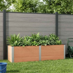 Jardinière surélevée Marron 200 x 50 x 54 cm 639936639936