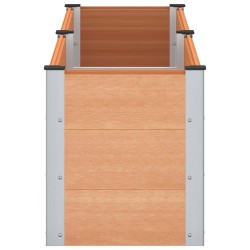 Jardinière surélevée Marron 200 x 50 x 54 cm 639936639936
