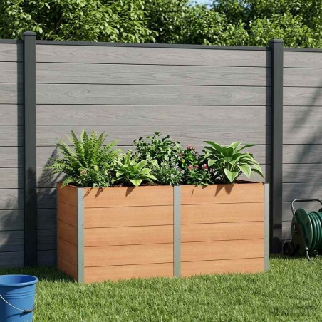 Jardinière surélevée Marron 200 x 100 x 91 cm 639938639938