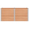 Jardinière surélevée Marron 200 x 100 x 91 cm 639938639938