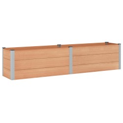 Jardinière surélevée Marron 250 x 50 x 54 cm 639947639947