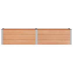 Jardinière surélevée Marron 250 x 50 x 54 cm 639947639947