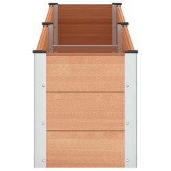 Jardinière surélevée Marron 250 x 50 x 54 cm 639947639947