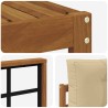 Ensemble de canapés d'extérieur 5 pcs Naturel et Beige 639952639952