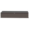 Boîte de rangement avec fenêtre transparente 6 pcs Gris 639965639965