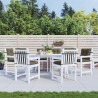 Coussins de chaise à dossier bas lot de 6 taupe mélangé tissu 639969639969