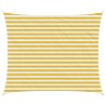 Voile d'ombre Jaune et blanc 2,5 x 4 m HDPE 639974639974