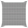 Voile d'ombre Anthracite et blanc 2,5 x 2,5 m HDPE 639977639977