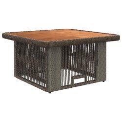 Ensemble de salle à manger pour jardin 3 pcs Gris et Gris foncé 639984639984
