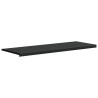 Appui de fenêtre Noir avec grain de bois 120 x 50 x 4,5 cm PVC 639992639992
