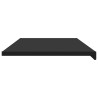 Appui de fenêtre Noir avec grain de bois 120 x 50 x 4,5 cm PVC 639992639992