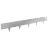 Bordure de Pelouse 10 pcs 100 x 15 cm Acier Argenté 639996639996
