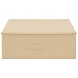 Boîte de rangement 24 pcs Crème 90 x 48 x 15 cm Tissu intissé 640001640001