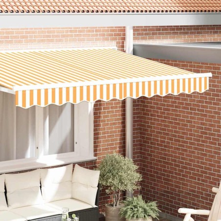 Remplacement de lambrequin Jaune et blanc 2,5 m Polyester 640005640005