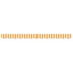 Remplacement de lambrequin Jaune et blanc 2,5 m Polyester 640005640005