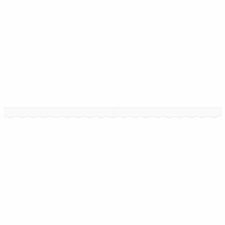 Remplacement de lambrequin Blanc 4 m Polyester 640006640006
