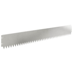 Bordure de Pelouse 10 pcs 103 x 15 cm Acier Argenté 640008640008