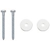 Ancre de terre 2 pcs Argenté Ø10 x 50 cm Métal galvanisé 640009640009