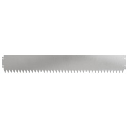 Bordure de Pelouse 10 pcs 103 x 15 cm Acier Argenté 640011640011