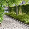 Bordure de Pelouse 10 pcs 103 x 10 cm Acier Argenté 640012640012