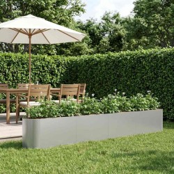 Jardin surélevé Acier galvanisé 360 x 40 x 40 cm 640016640016