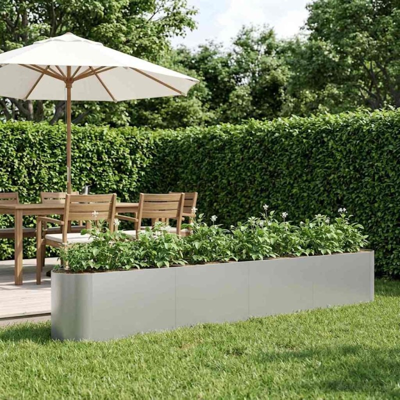 Jardin surélevé Acier galvanisé 360 x 40 x 40 cm 640016640016
