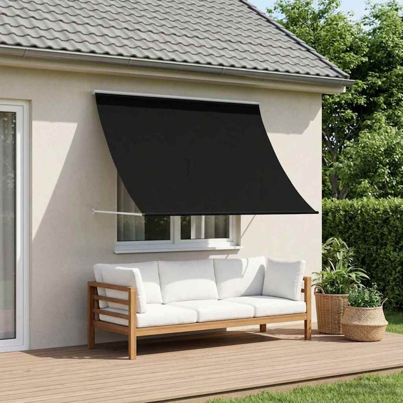 Auvent Noir 400 x 150 cm 640019640019