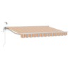 Auvent rétractable électrique Bleu, Orange, Blanc 3 x 2,5 m 640022640022
