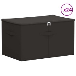 Boîte de rangement 24 pcs Anthracite 60 x 43 x 35 cm 640025640025