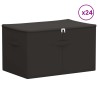 Boîte de rangement 24 pcs Anthracite 60 x 43 x 35 cm 640025640025
