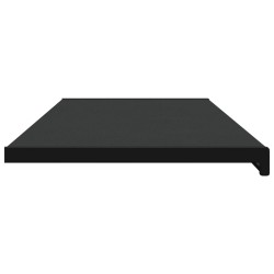 Appui de fenêtre Noir avec grain de bois 140 x 40 x 4,5 cm PVC 640037640037