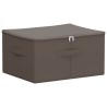 Boîte de rangement 24 pcs Gris 43 x 34 x 23 cm Tissu intissé 640045640045