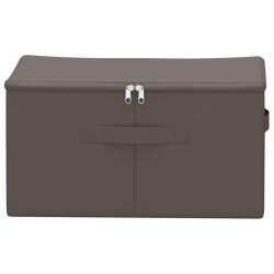 Boîte de rangement 24 pcs Gris 50 x 30 x 25 cm Tissu intissé 640048640048