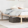 Boîte de rangement avec fenêtre transparente 2 pcs Gris 640054640054