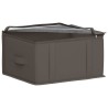 Boîte de rangement avec fenêtre transparente 2 pcs Gris 640054640054