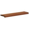 Appui de fenêtre Bois marron 80 x 20 x 4,5 cm PVC 640060640060