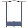 Lit Élevé avec Treillis et Toit Gris 124 x 40 x 129 cm PP 640074640074