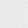 Clôture hexagonale avec poteau 25 x 1,4 m Gris Maille 640087640087