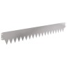 Bordure de Pelouse 10 pcs 103 x 15 cm métal Argenté 640096640096
