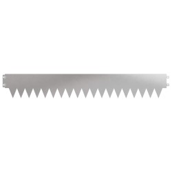 Bordure de Pelouse 10 pcs 103 x 15 cm métal Argenté 640096640096